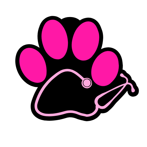Paw Stethoscope Badge Reel