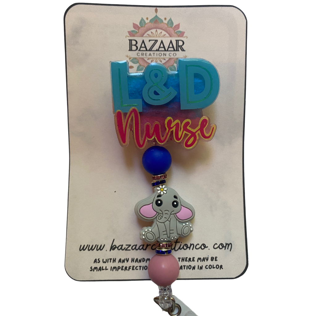 Labor & Delivery Nurse Badge Reel