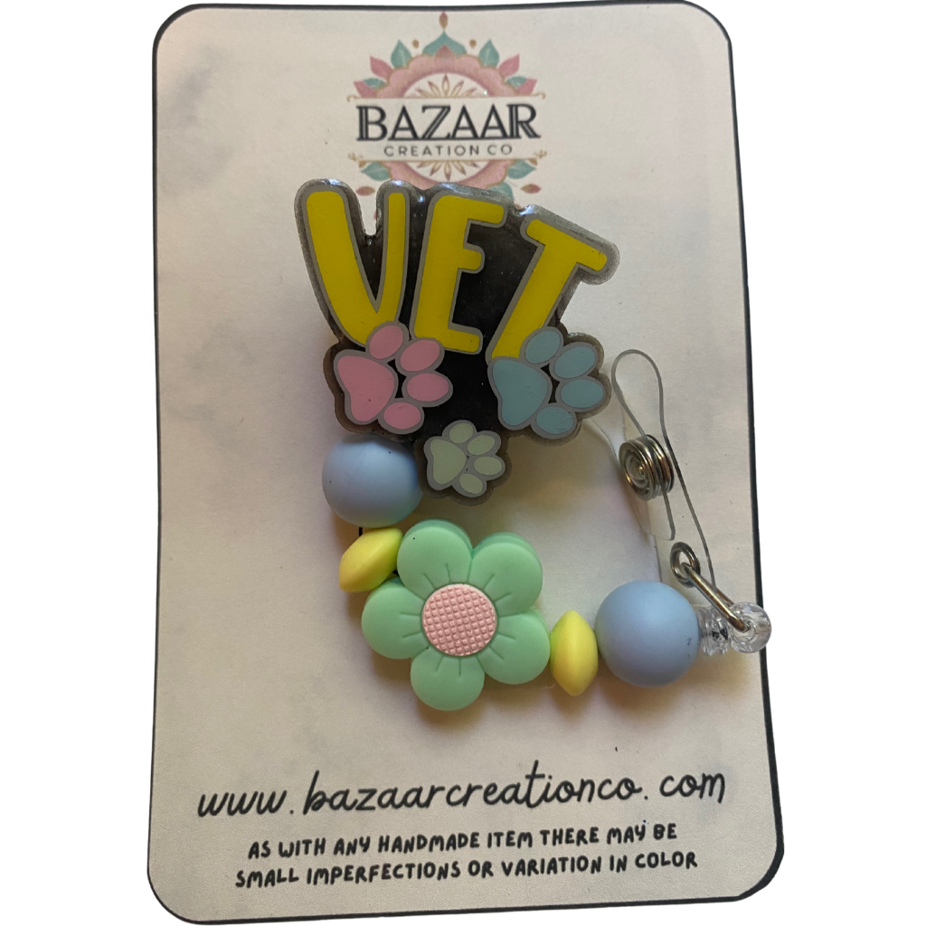 Vet Badge Reel