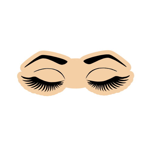 Eyelashes Badge Reel