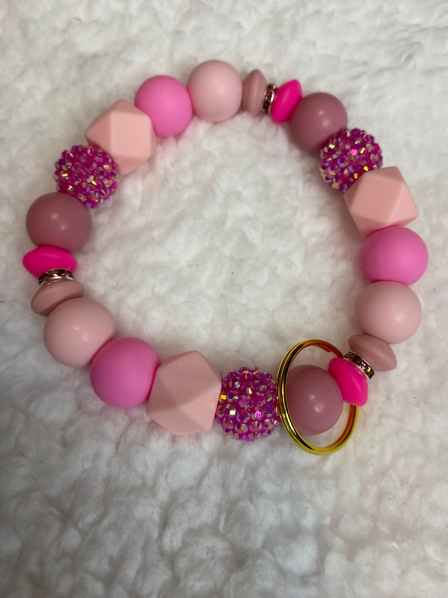 Rose Quartz Wristlet