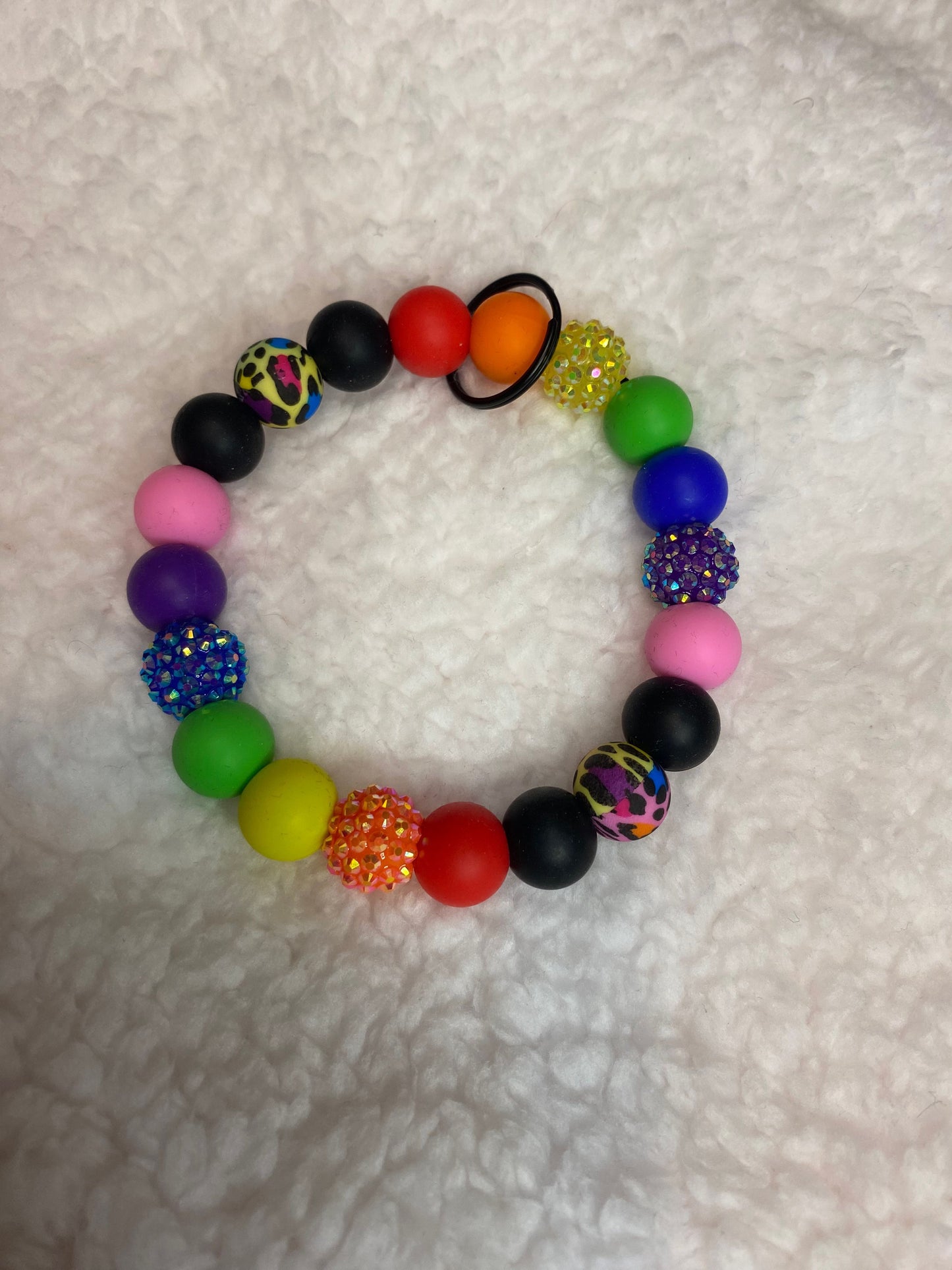 Wild Rainbow Wristlet