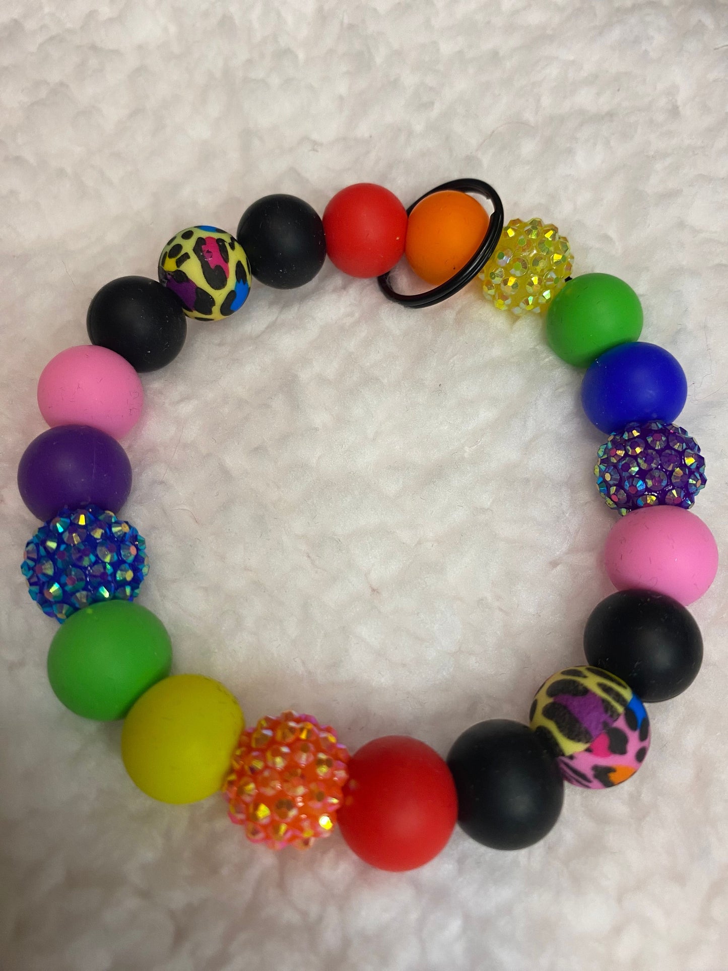 Wild Rainbow Wristlet