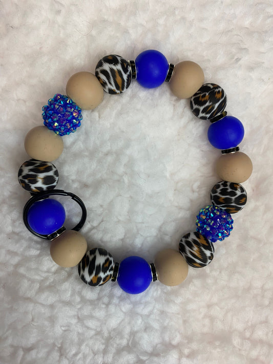 Sapphire Safari Wristlet